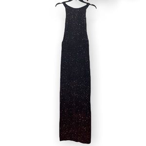 Black and Red Sparkle Formal Gown Size Medium